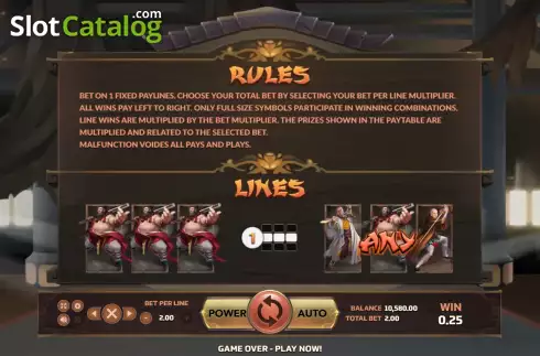 Скрин7. Shaolin (Eurasian Gaming) слот