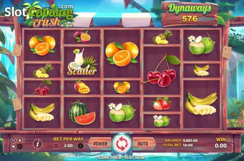 Скрин2. Tropical Crush (Eurasian Gaming) слот