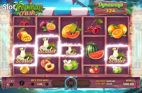 Скрин3. Tropical Crush (Eurasian Gaming) слот