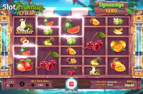 Скрин4. Tropical Crush (Eurasian Gaming) слот
