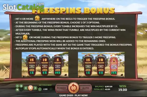 Скрин4. Big Game Safari (Eurasian Gaming) слот