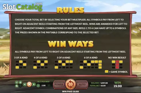 Скрин7. Big Game Safari (Eurasian Gaming) слот