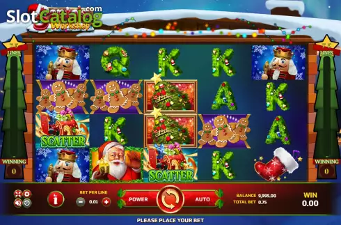 Скрин2. Santa's Workshop (Eurasian Gaming) слот