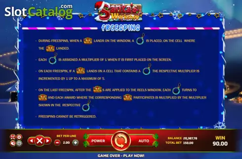 Скрин6. Santa's Workshop (Eurasian Gaming) слот