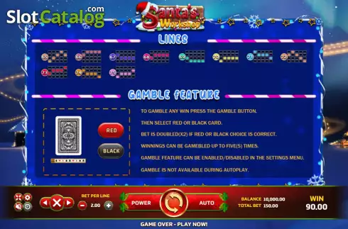 Скрин9. Santa's Workshop (Eurasian Gaming) слот