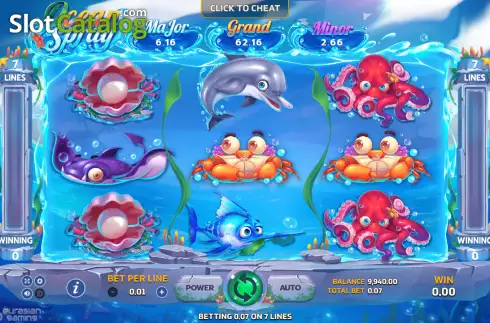 Скрин2. Ocean Spray слот