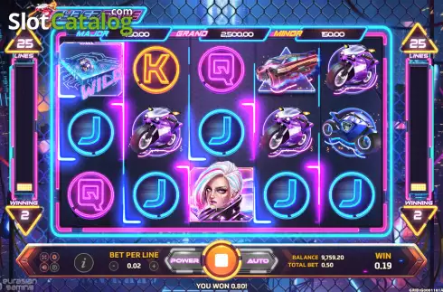 Скрин4. Cyber Race слот