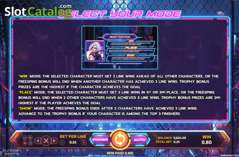 Скрин7. Cyber Race слот
