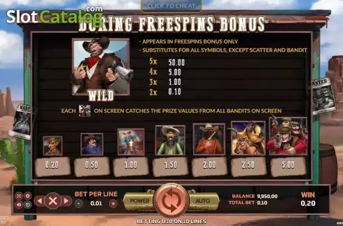 Скрин7. Bounty Hunter (Eurasian Gaming) слот