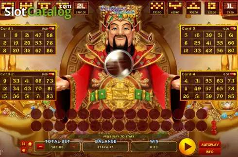 Скрин2. Caishen Riches Bingo слот