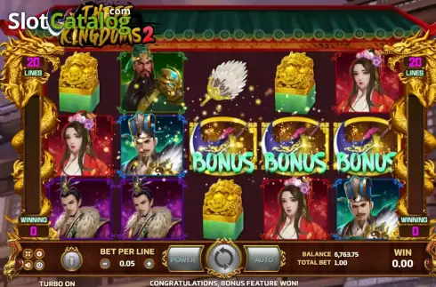 Скрин5. Three Kingdoms 2 слот