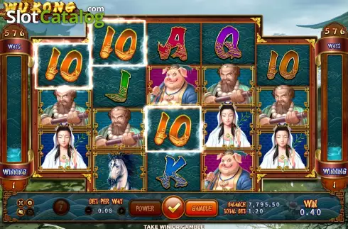 Скрин4. Wukong (Eurasian Gaming) слот