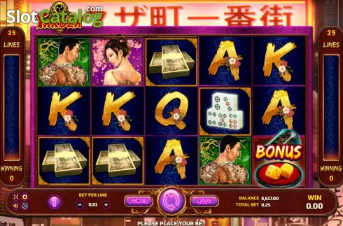 Скрин2. Yakuza (Eurasian Gaming) слот