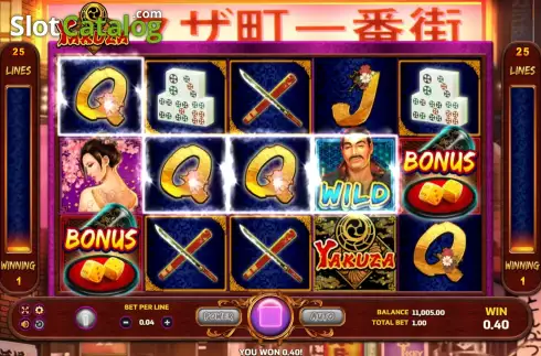 Скрин3. Yakuza (Eurasian Gaming) слот