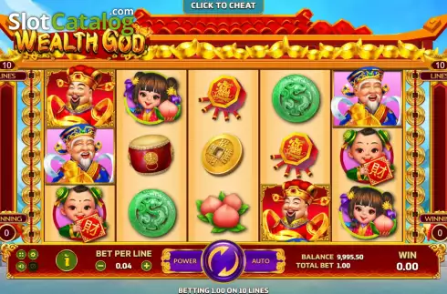 Скрин2. Wealth God слот