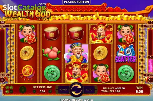 Скрин8. Wealth God слот