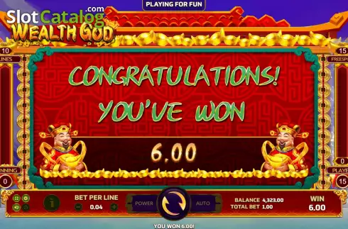 Скрин9. Wealth God слот