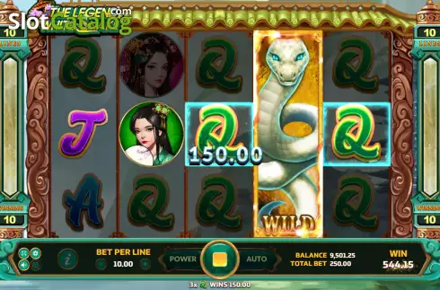 Скрин4. Legend Of White Snake слот