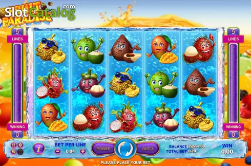 Скрин2. Fruit Paradise (Eurasian Gaming) слот
