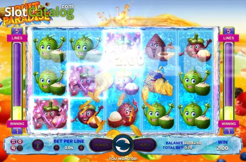 Скрин3. Fruit Paradise (Eurasian Gaming) слот