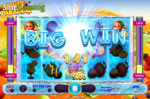 Скрин4. Fruit Paradise (Eurasian Gaming) слот