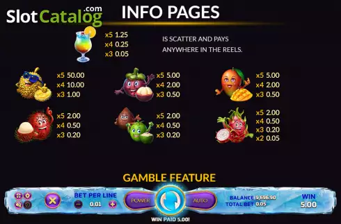 Скрин6. Fruit Paradise (Eurasian Gaming) слот