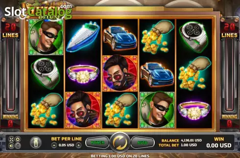 Скрин2. Heist Deluxe слот
