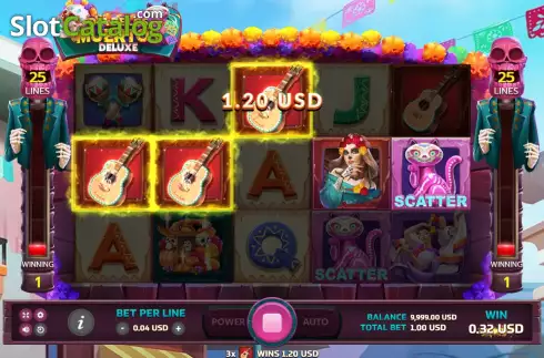 Скрин3. Dia De Los Muertos Deluxe слот