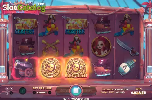 Скрин3. Buccaneer Deluxe слот