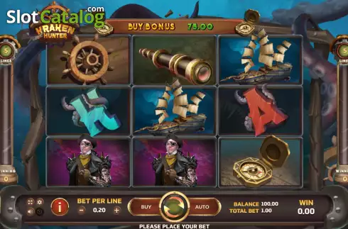Скрин2. Kraken Hunter слот