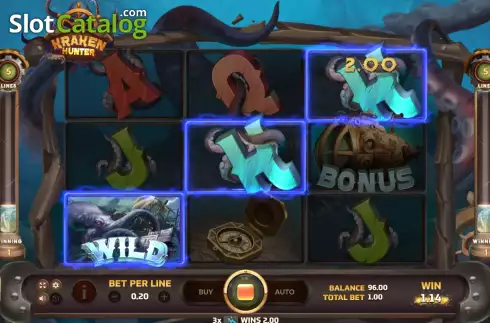 Скрин3. Kraken Hunter слот