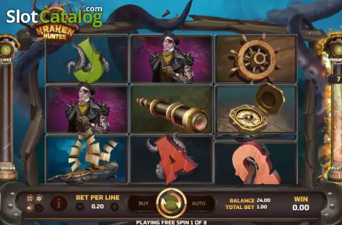 Скрин6. Kraken Hunter слот