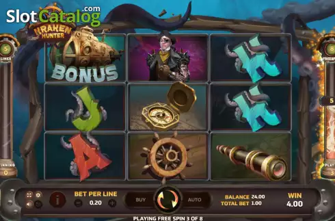 Скрин7. Kraken Hunter слот