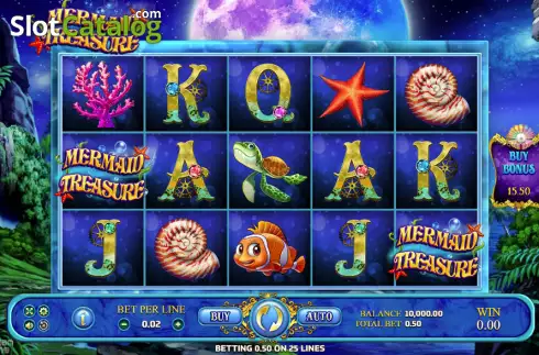 Скрин2. Mermaid Treasure (Eurasian Gaming) слот