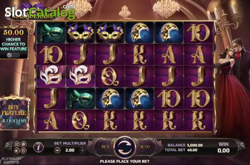 Скрин2. Masquerade (Eurasian Gaming) слот