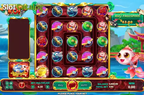 Скрин2. Fortune Koi (Eurasian Gaming) слот