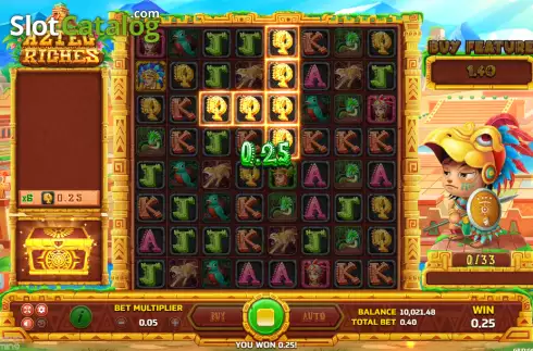 Скрин3. Aztec Riches (Eurasian Gaming) слот