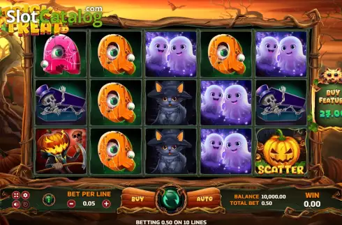 Скрин2. Trick or Treat (Eurasian Gaming) слот