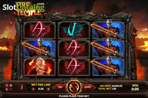 Скрин2. Fire Temple слот