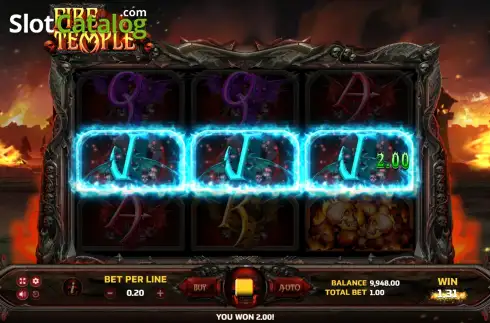 Скрин3. Fire Temple слот