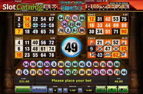 Скрин6. Book of Ra Bingo слот