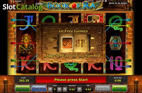 Скрин7. Book of Ra Bingo слот
