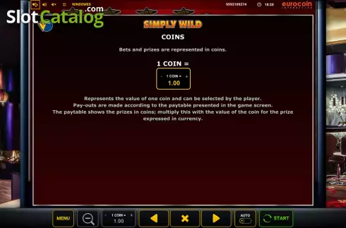 Скрин6. Simply Wild (Eurocoin Interactive) слот