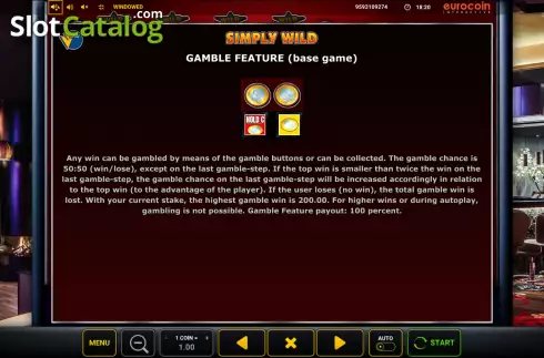 Скрин9. Simply Wild (Eurocoin Interactive) слот