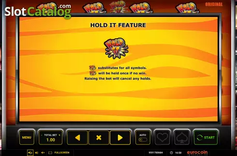 Скрин8. Hold it Casino слот