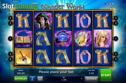 Скрин2. Wonder World (Eurocoin Interactive) слот