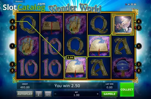 Скрин3. Wonder World (Eurocoin Interactive) слот