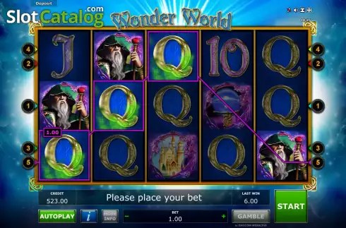 Скрин5. Wonder World (Eurocoin Interactive) слот