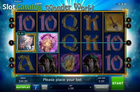 Скрин6. Wonder World (Eurocoin Interactive) слот