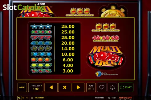 Скрин8. Multi Dice слот